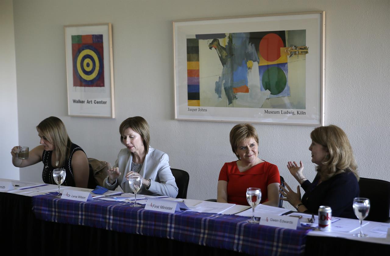 Scottish First Minister Nicola Sturgeon Visits California Am Scottish First Minister Nicola Sturgeon Visits California