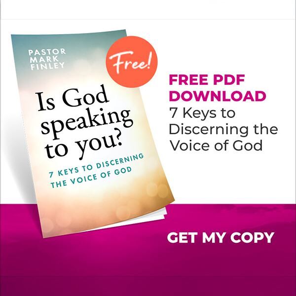 Get your FREE copy of 'Is God Speaking to You?'