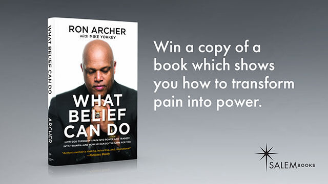 Enter to win a signed copy of the book What Belief Can Do by Ron Archer