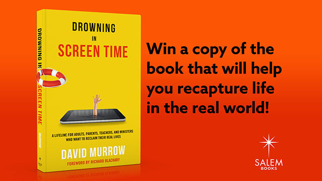 Enter to win a signed copy of Drowning in Screen Time by David Murrow