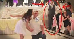 Father Cuts In On Bride And Groom Dance