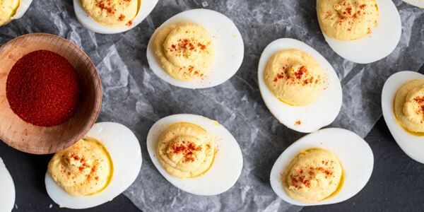 Healthy Deviled Eggs with Greek Yogurt