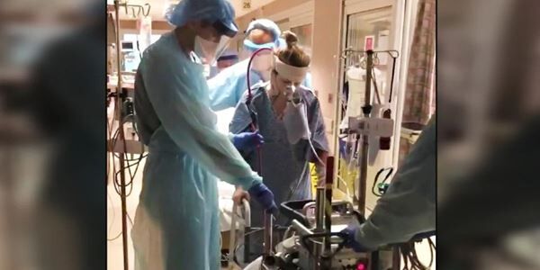 She Nearly Lost Her Life To COVID But This Mom Finally Gets To Meet Her Newborn Baby
