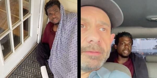 Car Dealer Finds Homeless Man Sleeping On Porch And Is Determined To Help