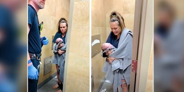Woman Realizes She’s Going To Give Birth In Gas Station Bathroom So She Starts Praying