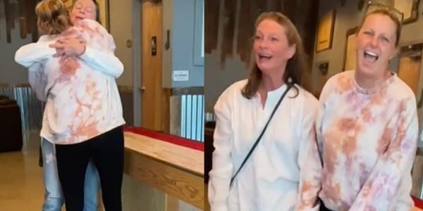 Separated Sisters Meet for the Very First Time and Hug Like They’ve Known Each Other Forever