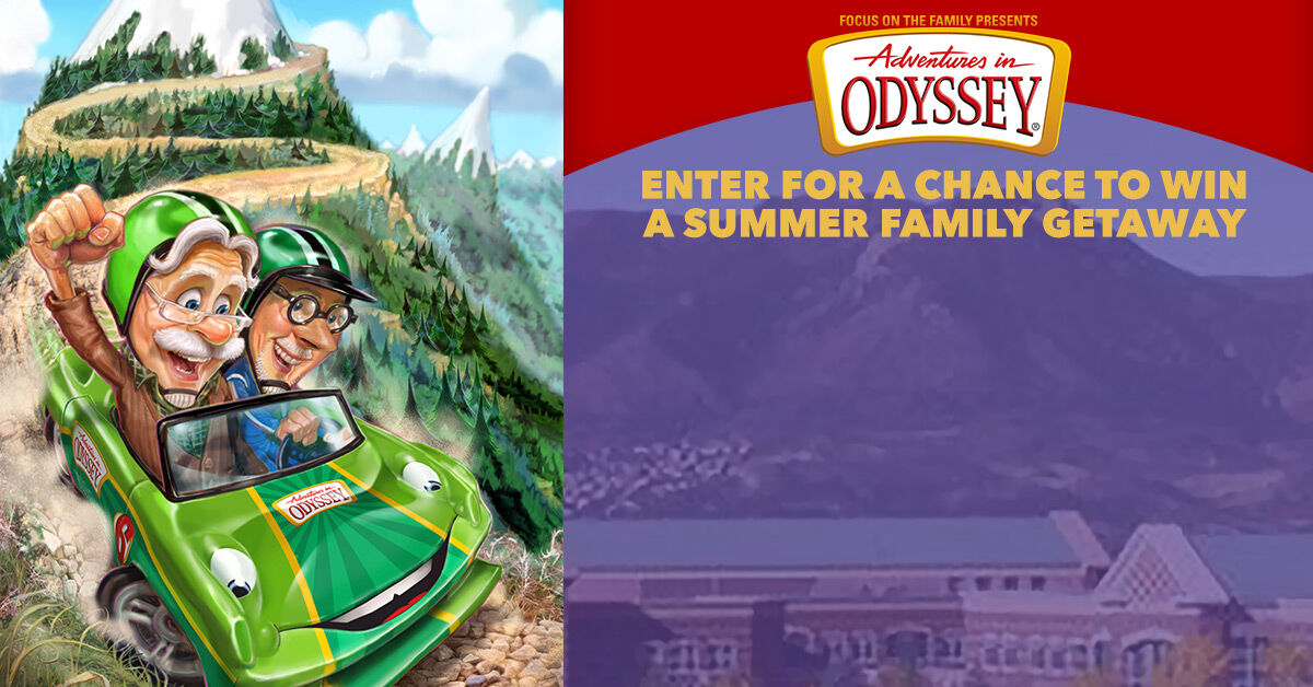 online contests, sweepstakes and giveaways - Adventures in Odyssey Summer Family Getaway