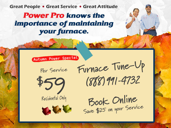 Power Pro Fall Furnace Tune-up Special