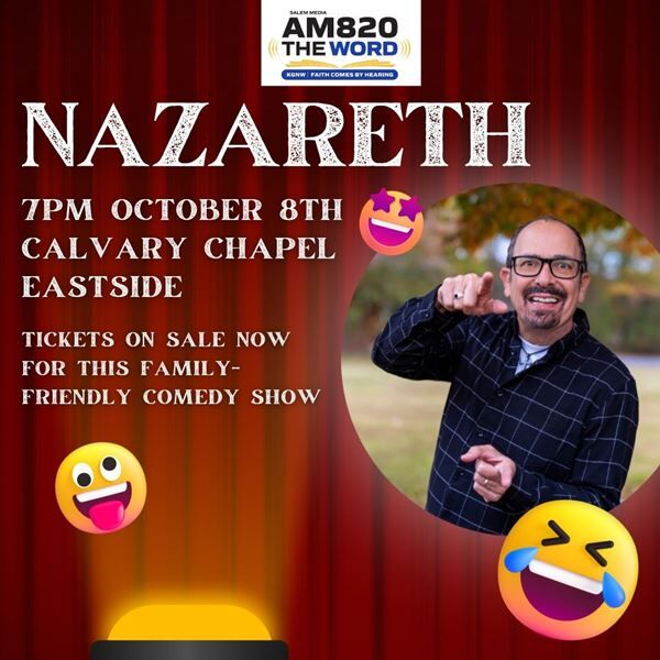 Comedy Night with Nazareth at Calvary Chapel Eastside!