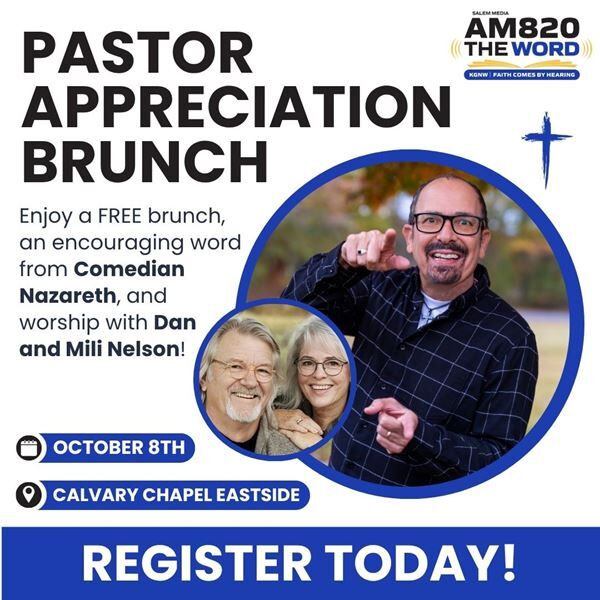 RSVP for our FREE Pastor Appreciation Brunch October 8th!