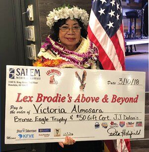 Above & Beyond Recipient Victoria Almosara