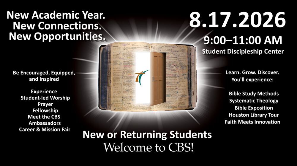 Welcome to College of Biblical Studies Mission and Vendor Fair