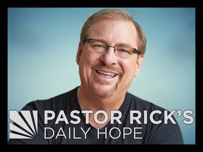 Pastor Rick's Daily Hope