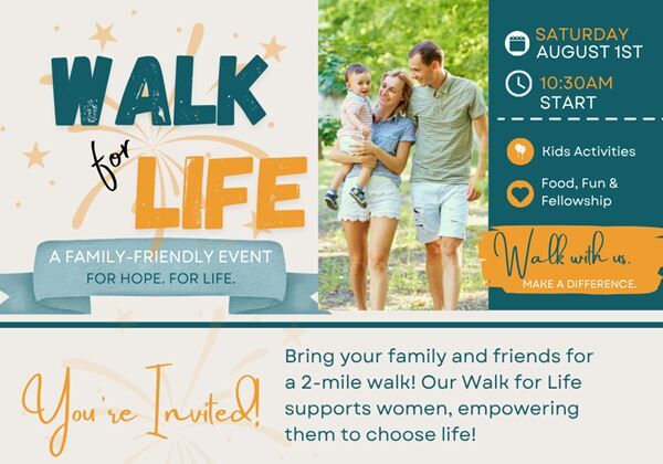 2026 WALK FOR LIFE Registration Open!