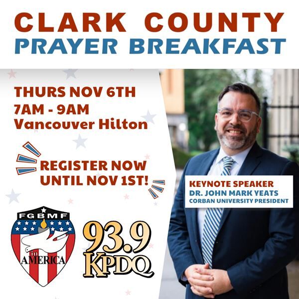 Join Us for the 25th Annual Clark County Prayer Breakfast