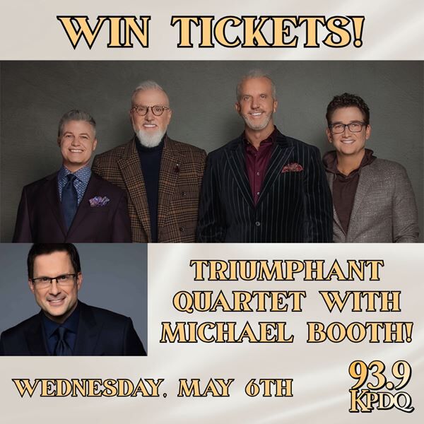 Enter to win tickets to Triumphant Quartet & Michael Booth!