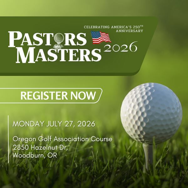 Register TODAY for the Pastors Masters Golf Tournament!