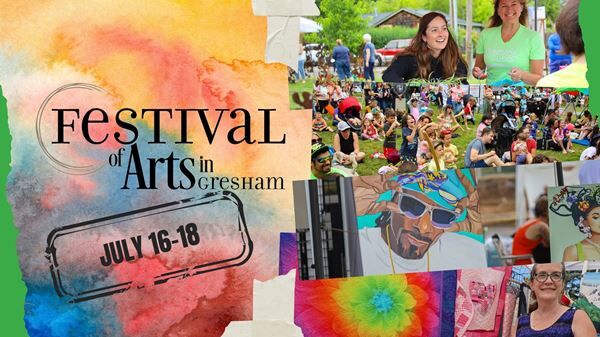 Visit the Festival of Arts in Downtown Gresham now until Saturday!