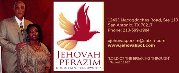 Thomas J. Bright
<br/>
12403 Nacogdoches Rd, Suite 110
<br/>
San Antonio, TX&nbsp;78217<br/>
210-599-1084
<br/>
<a href="http://jehovahpcf.com/index.asp" target="_blank">http://jehovahpcf.com/index.asp</a><br/>
<a target="_blank" href="https://maps.google.com/?ie=UTF8&amp;t=m&amp;hl=en&amp;q=12403 Nacogdoches Rd, Suite 110,San Antonio,TX,78217">Google Map</a><br/>
<a href="mailto:cjehovasperzim@satx.rr.com">cjehovasperzim@satx.rr.com</a>
