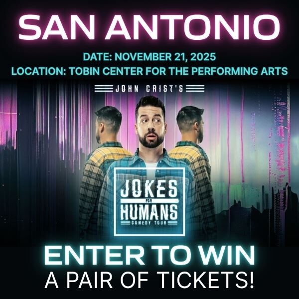 Enter to win a pair of tickets for John Crist's "Jokes for Humans Comedy Tour."