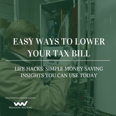 a man repairing a water heater with text stop these costly hidden home drains