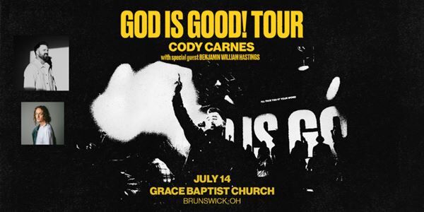 Cody Carnes -God Is Good Tour