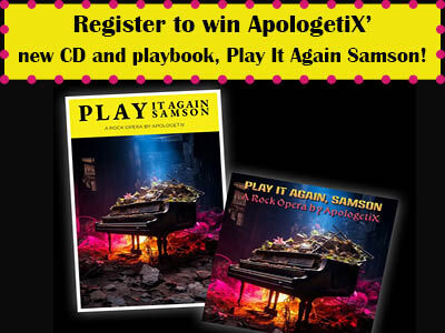 Win ApologetiX' latest CD, Play It Again, Samson!
