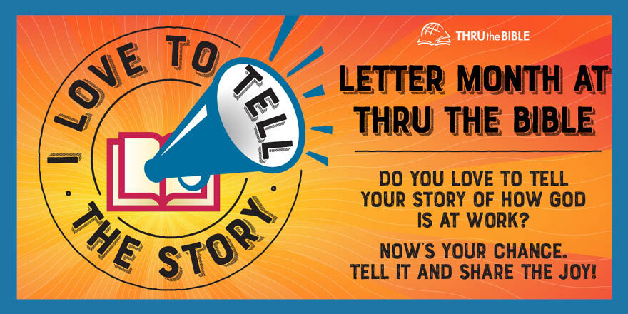 Write a note to Thru the Bible!