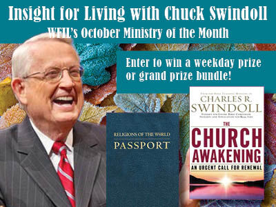 Enter to win prizes from Chuck Swindoll!