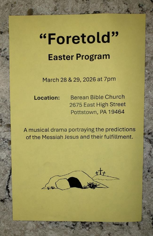 "Foretold" Easter Program (Musical Drama)