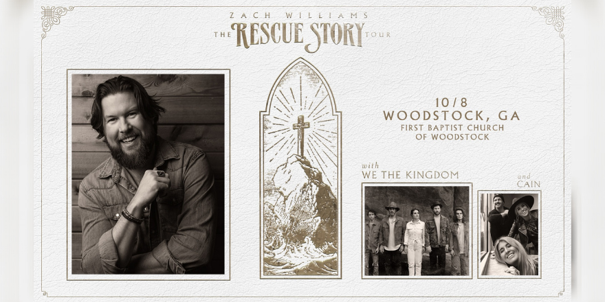 Zach Williams The Rescue Story Tour 104 7 The Fish Atlanta Ga