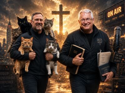 Pastor John Neyman and Rick Morocco