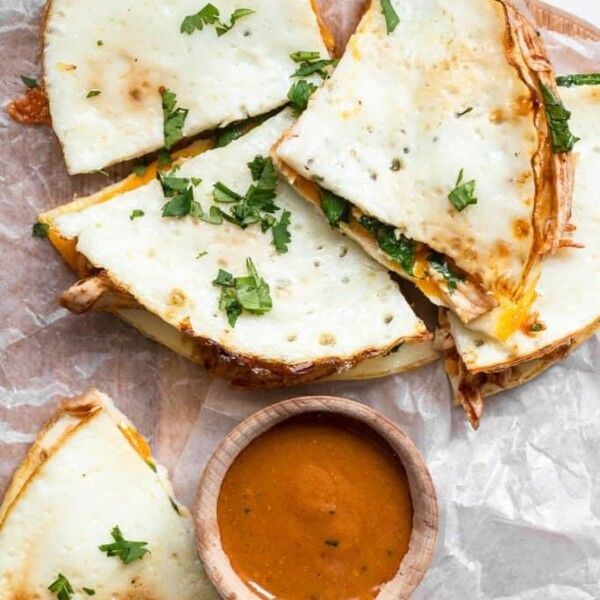 Recipe of The Week-BBQ Chicken Low Carb Healthy Quesadillas