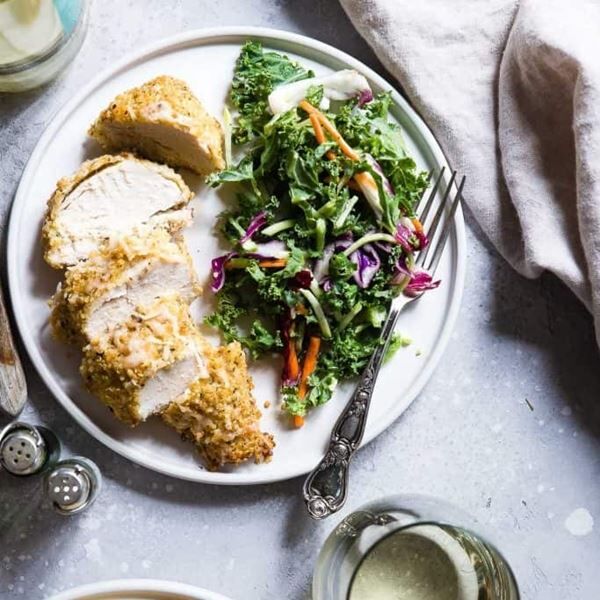 Recipes of the Week-Quinoa Crusted Chicken with Goat Cheese
