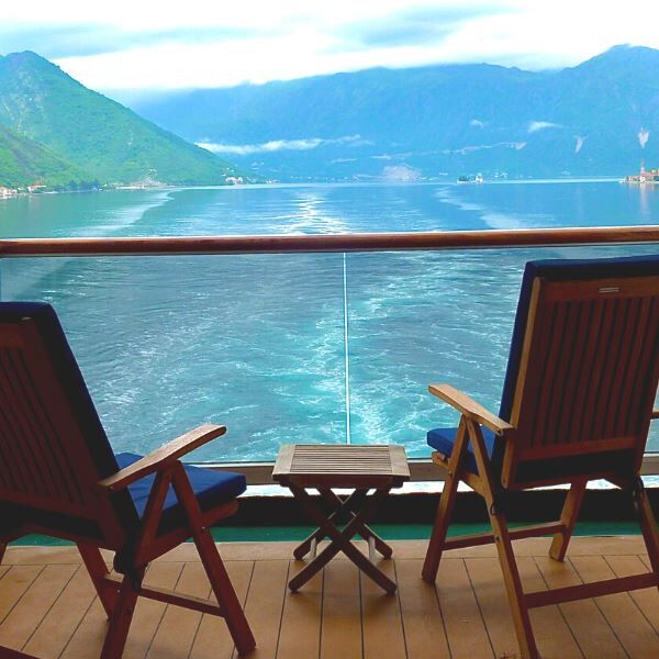 Cruise Ship cabin balcony
