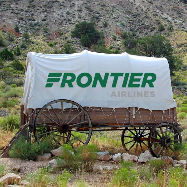 Frontier Airlines Covered Wagon
