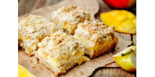 Creamy Apple Crumb Bars
