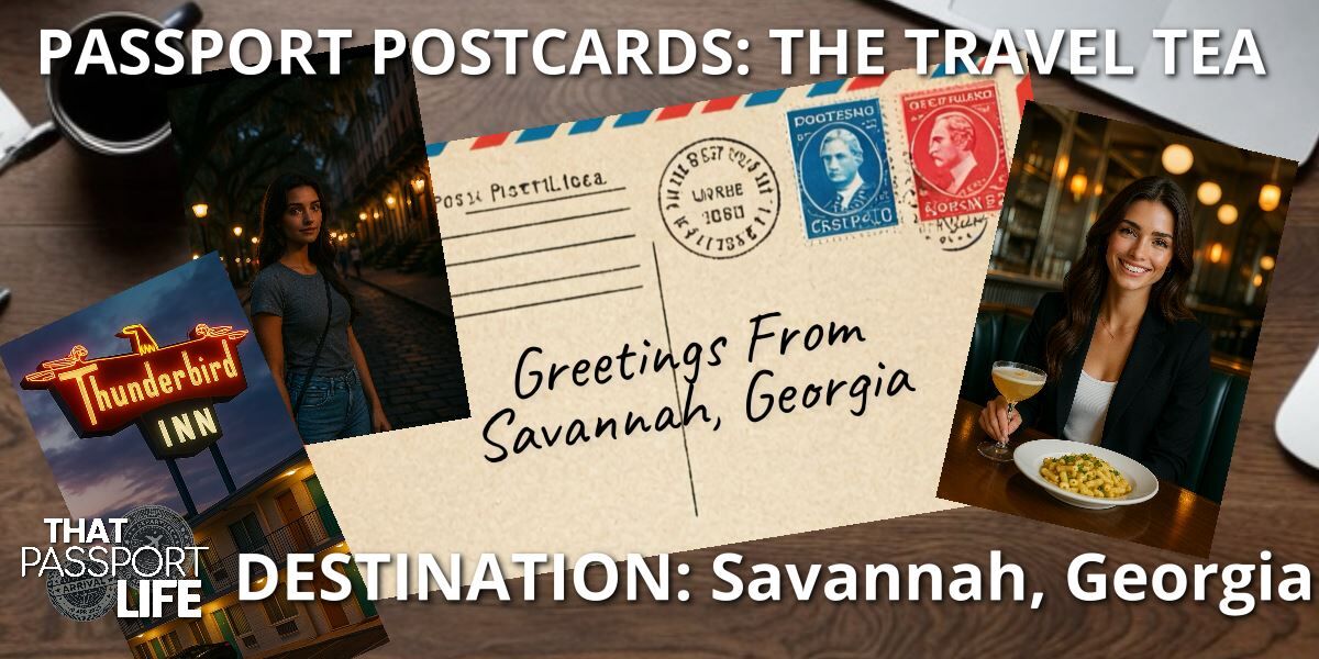 PASSPORT POSTCARDS: Savannah, Georgia