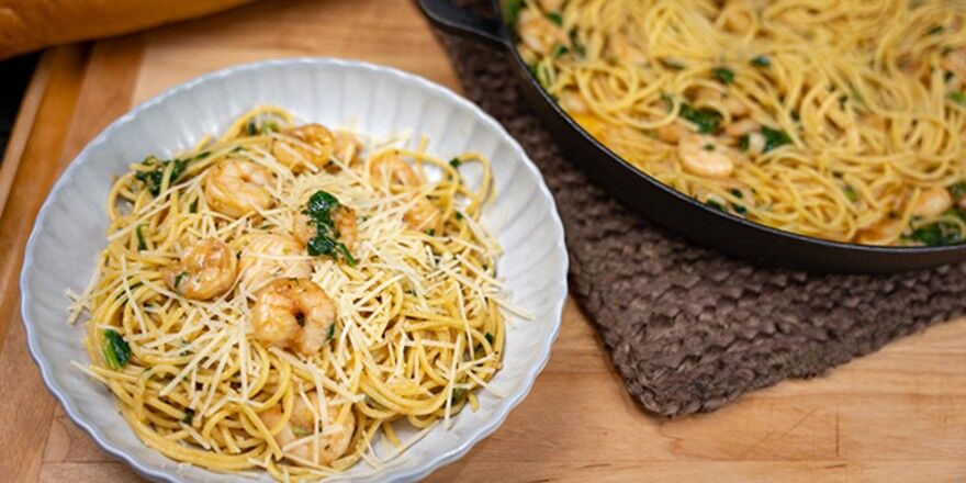 Save Summer Dinners with Shrimp Spaghetti