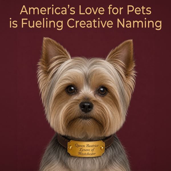 America's love for pets is fueling creative naming