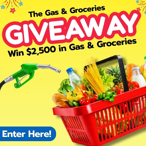 Enter for an opportunity to win $2,500 in gas and groceries!