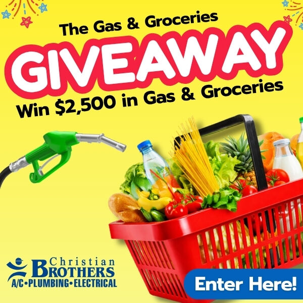 Enter for an opportunity to win $2,500 in gas and groceries!