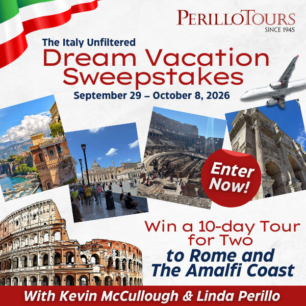 Enter to win a dream vacation for two to Italy!