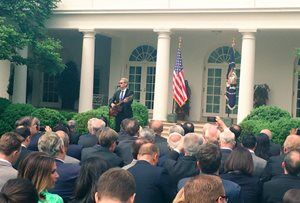 Steven Curtis Chapman Performs During National Day Of Prayer Ceremony At The White House