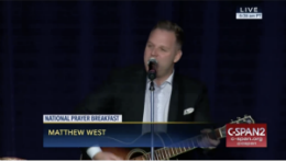 Matthew West Performs at 2018 National Prayer Breakfast