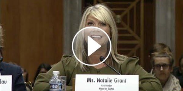 Natalie Grant Testifies At Senate Hearing On Ending Modern Slavery