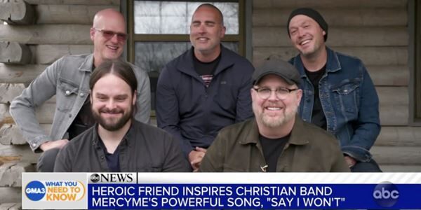 MercyMe Appears on GMA3, Talks About Inspiration for 'Say I Won't'