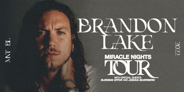 Brandon Lake Announces Fall Headlining Tour