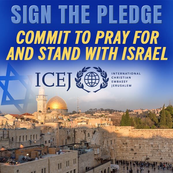 Sign the pledge to stand with and pray for Israel