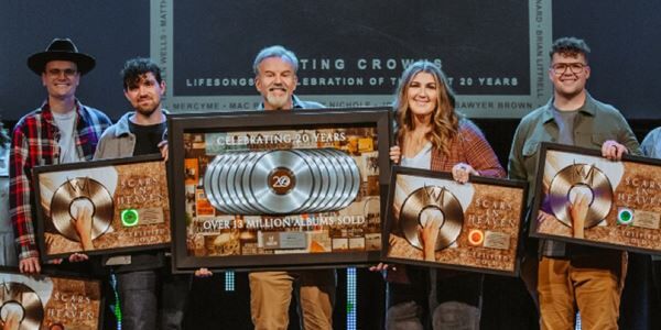 Casting Crowns Receives 15th RIAA Gold Song Certification